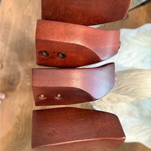 Elegant Brown Wooden Legs